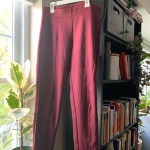 Michael Kors maroon leggings